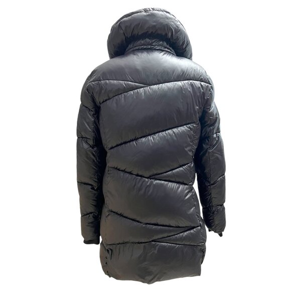 $320 NWT Calvin Klein Sorona Aura Black Puffer Jacket Women's Size S Small NWT - Picture 2 of 14